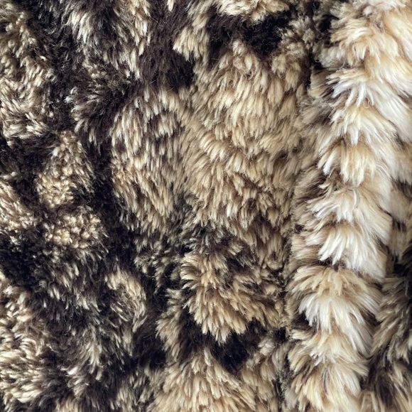 Unreal Fur Fame Faux Fur Brown Jacket - Picture 7 of 13